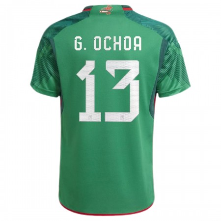 Camisetas México G.OCHOA 13 Primera Copa Mundial 2022 - Hombre Camisetas México G.OCHOA 13 Primera Copa Mundial 2022 - Hombre
